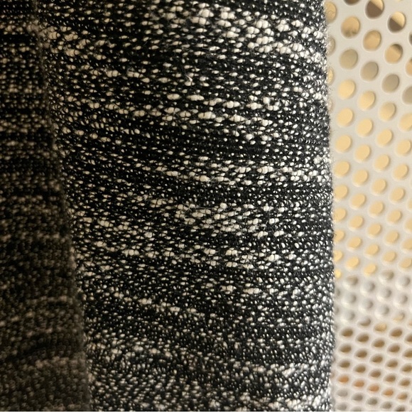 Vince Boxy cut Short-sleeve Knit Top Size M Grey/Black Cotton/wool Tweed - Picture 6 of 10